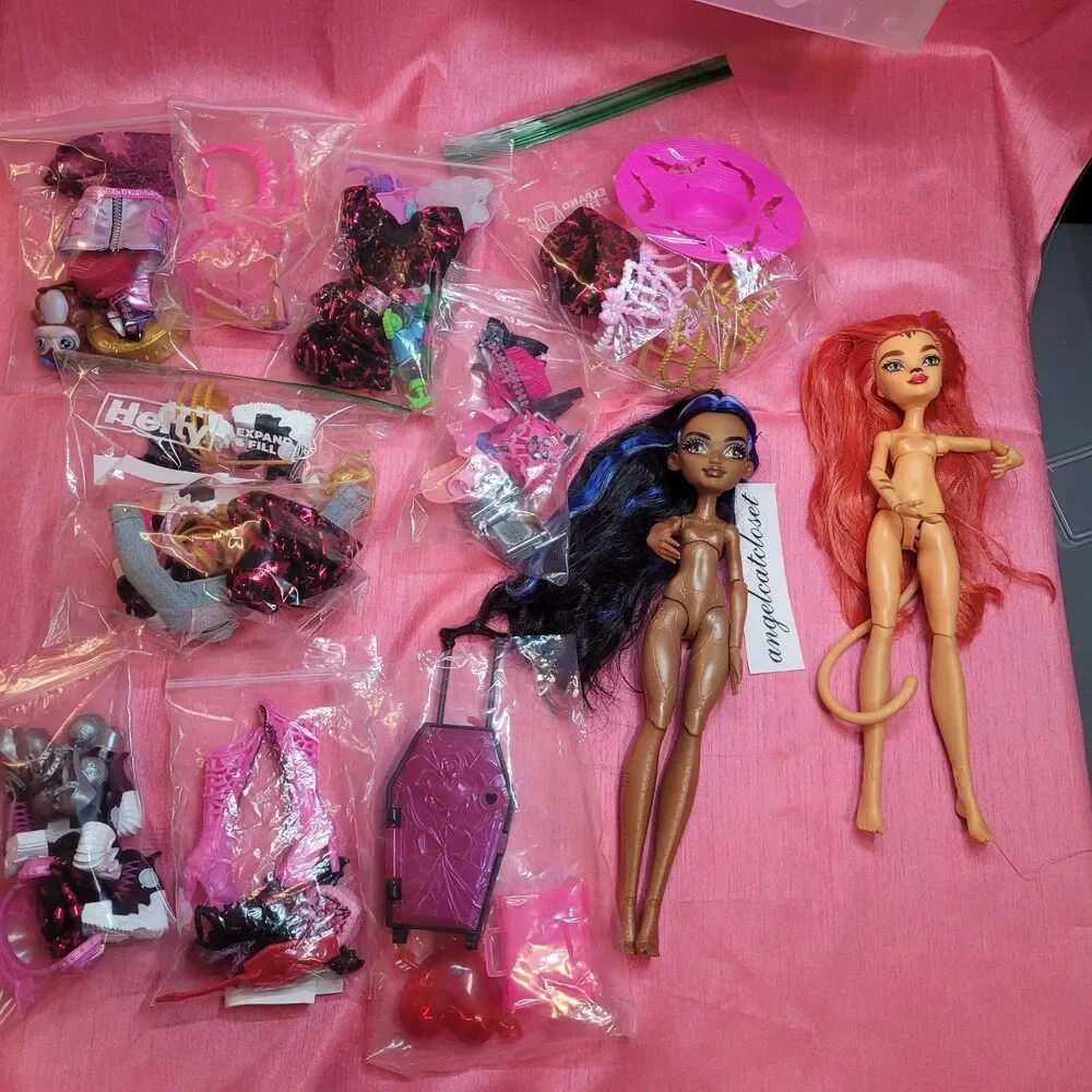 Monster High Dolls and Accessories Clothes Purses Earrings Luggage Balloons G3